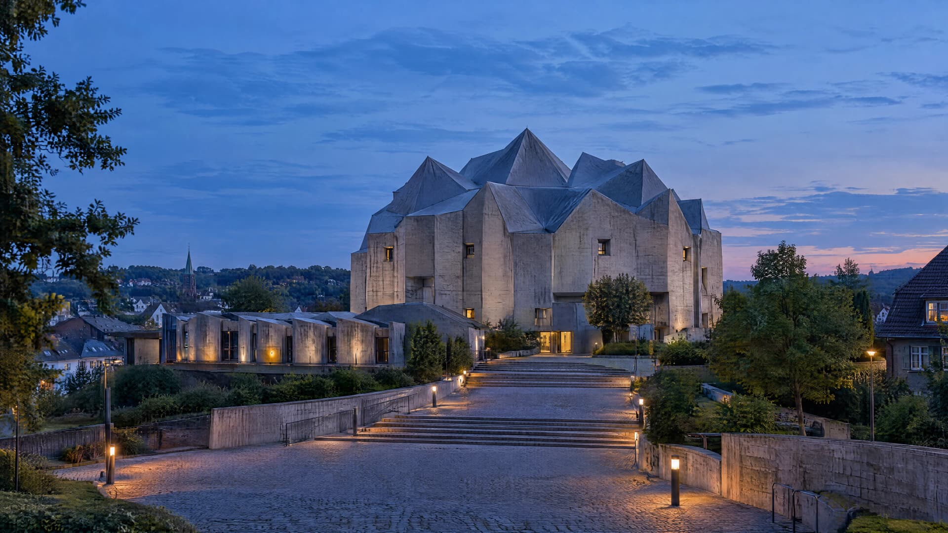 KI-generiertes Stadtpanorama von Velbert