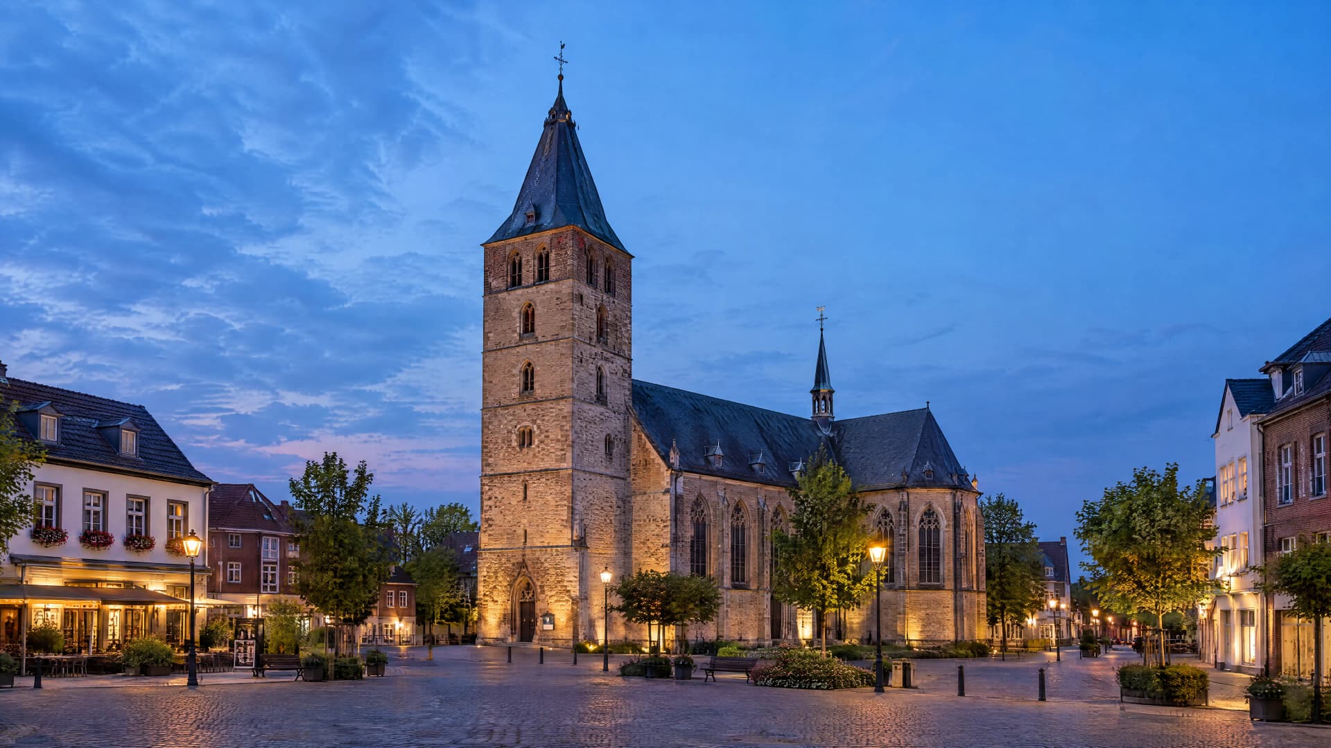 KI-generiertes Stadtpanorama von Korschenbroich
